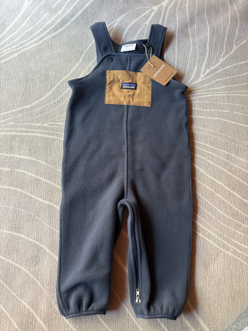 Patagonia 12 18 months synchilla fleece overalls